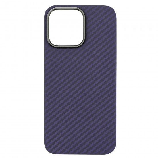 Husa iPhone 15 pro MagEZ 3 Kevlar 600D cu MagSafe Purple
