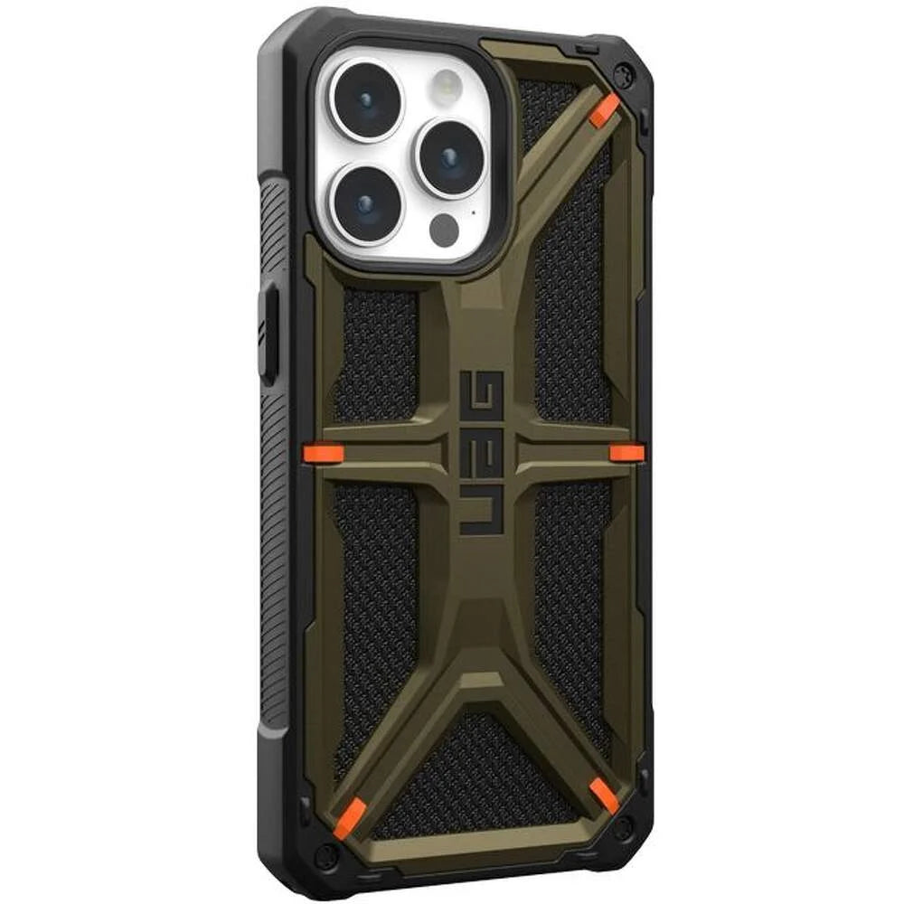 Husă iPhone 15 Pro Max UAG Monarch Kevlar, Element Green
