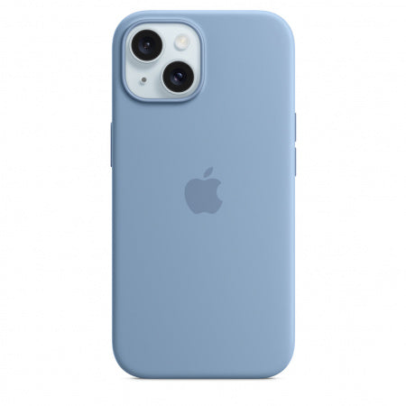 Husă iPhone 15 Apple Silicon cu MagSafe, Winter Blue