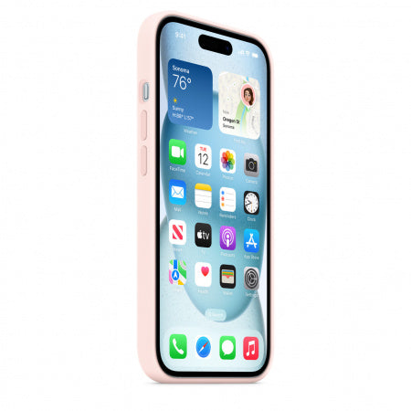 Husa iPhone 15 Apple Silicon cu MagSafe ,Light Pink