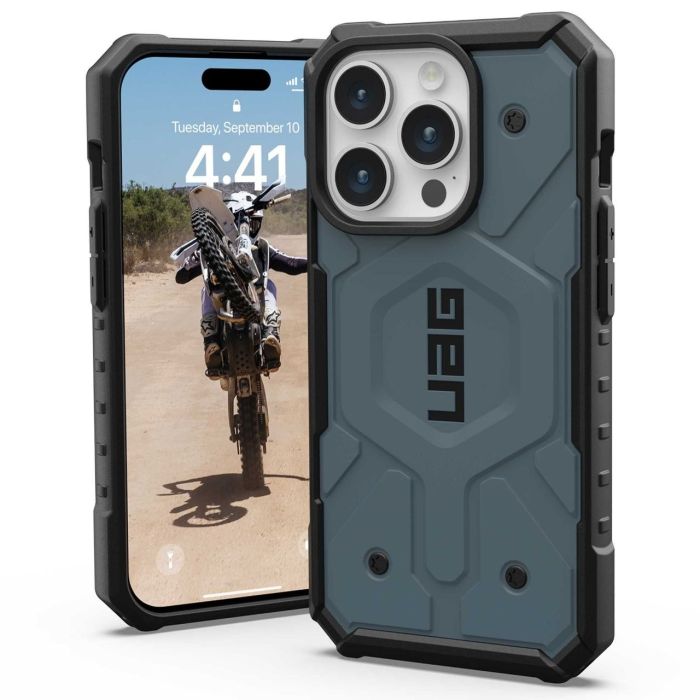 Husa de Protectie iPhone 15 pro UAG Pathfinder cu MagSafe Blue