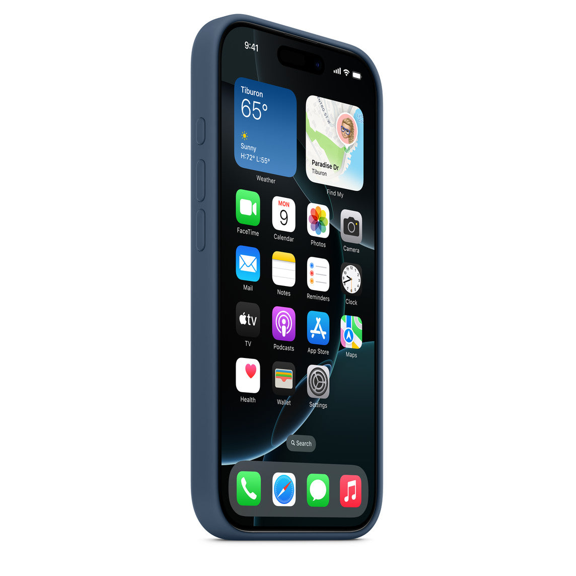 Husa iPhone 16 Pro Max Apple Silicon cu MagSafe Denim