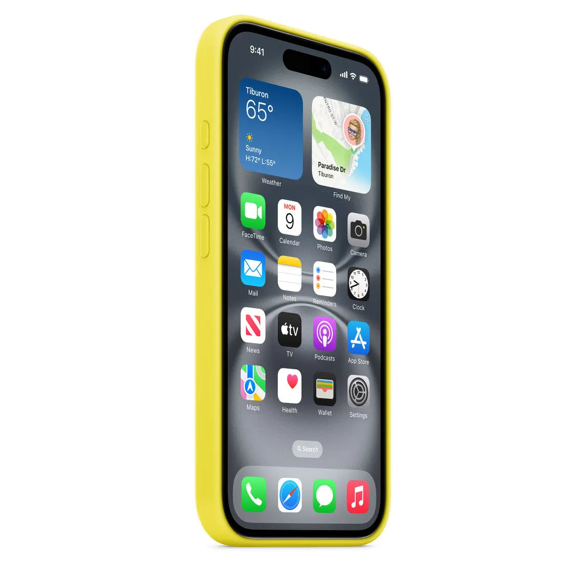 Husă iPhone 16 Plus Apple Silicon cu MagSafe, Star Fruit