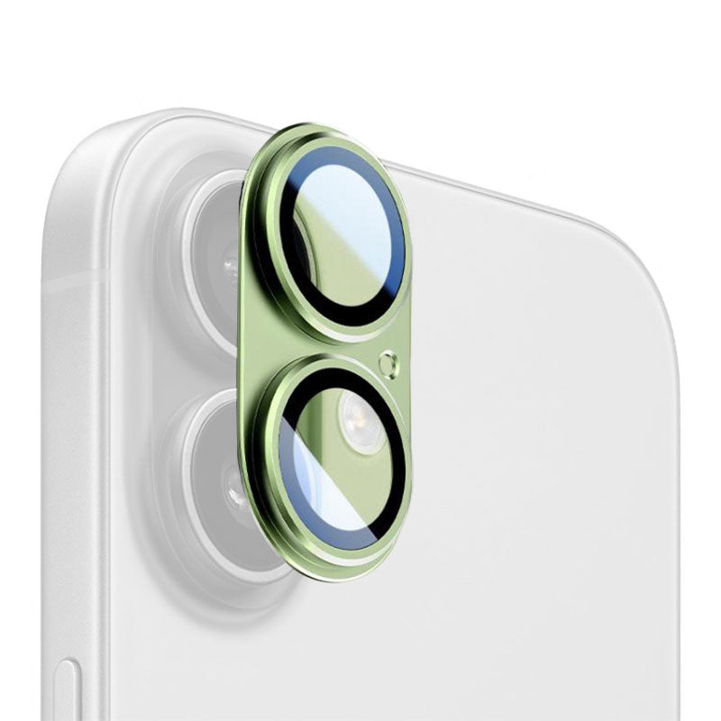 Folie Camere iPhone 17 -KIT, FullGlue Cover, Metallic, Green