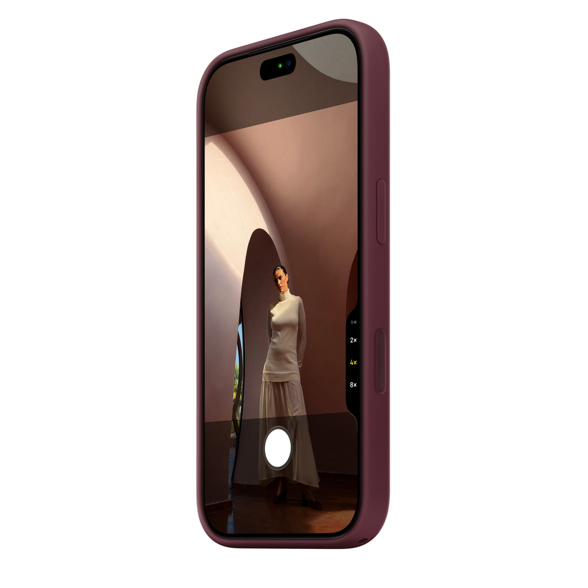 Husă iPhone 18 Pro cu MagSafe- Burgundy