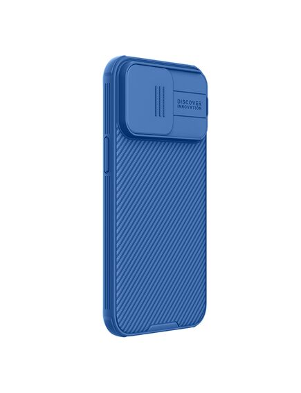 Husa Nillkin, pentru iPhone 15 Pro Max, Protectie Camera Shield Pro, TPU,BLUE
