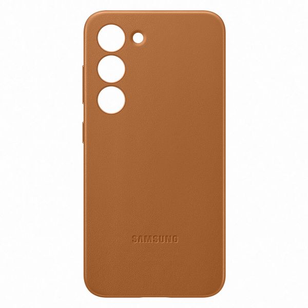 Husa Samsung Galaxy S23, Piele Camel