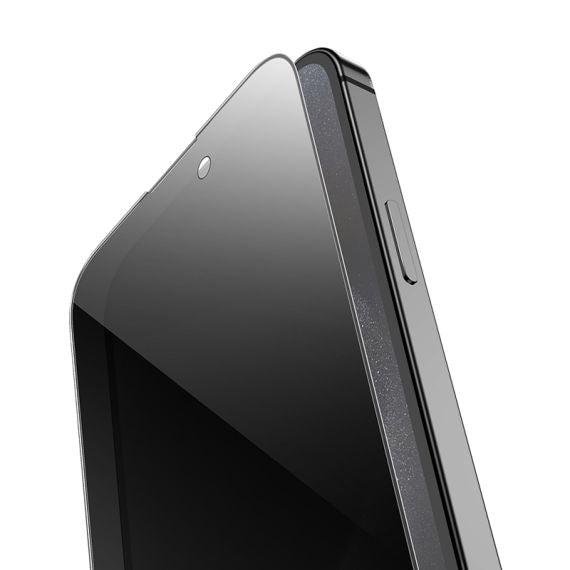 Folie Hoco iPhone 16 Full Glue 6D, HD AntiSpy Privacy | Black