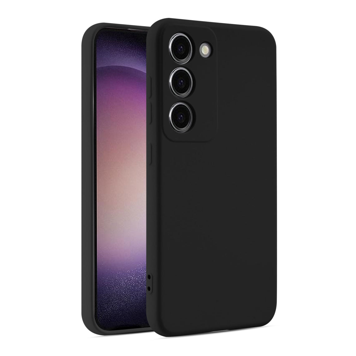 Husa Soft - Samsung A72 - silicone MicroFiber, Black