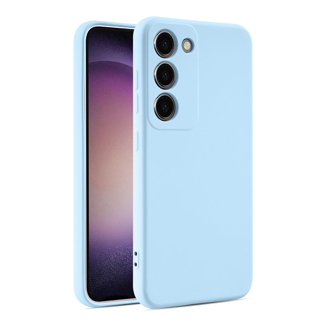 Husa Soft - Samsung A72 - silicone MicroFiber, Sky Blue