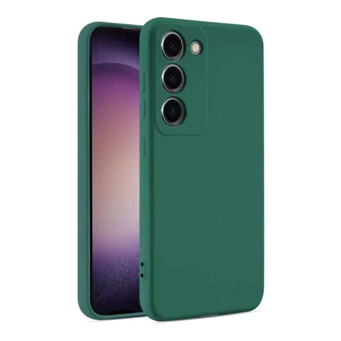 Husa Soft - Samsung A72 - silicone MicroFiber, Deep Green