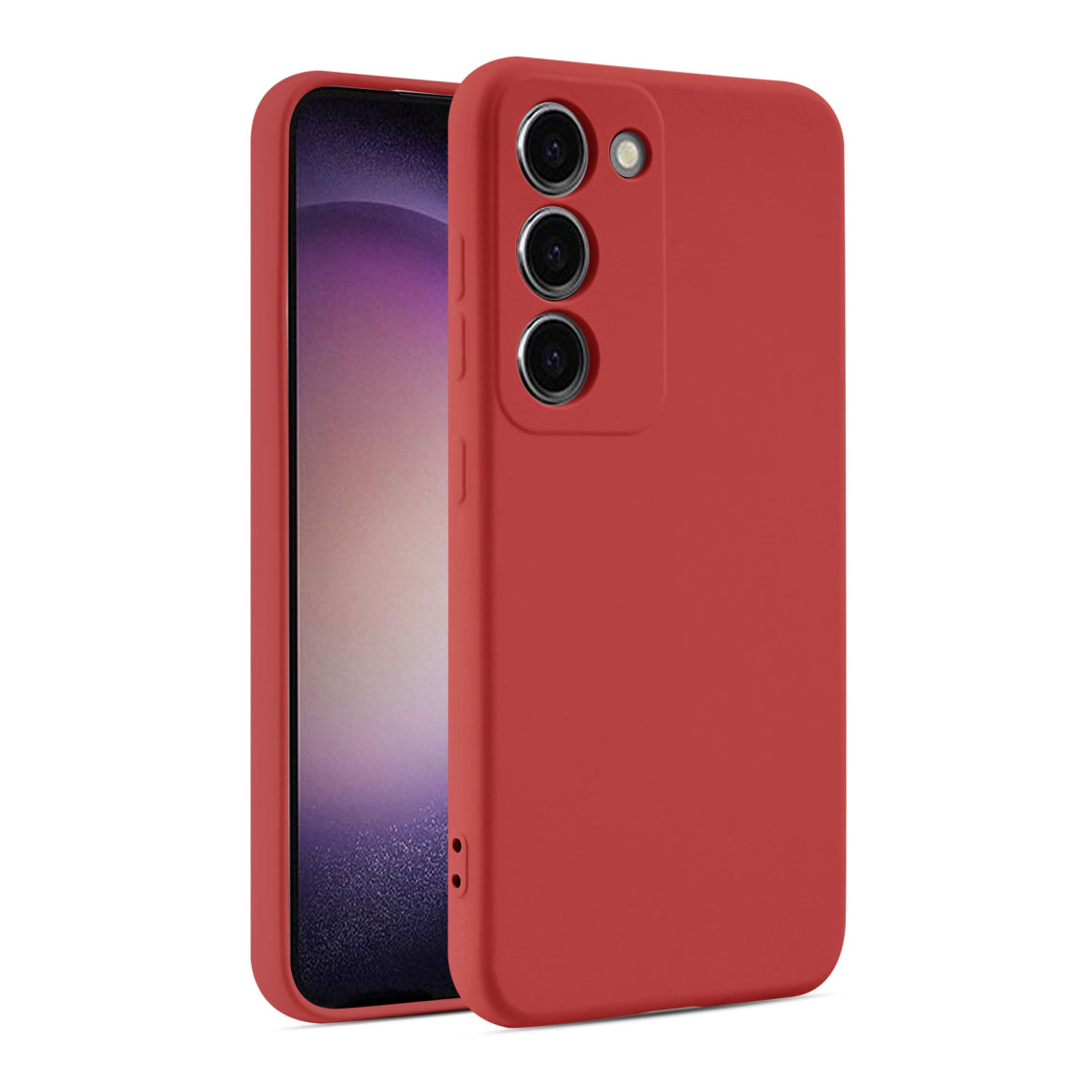 Husa Soft - Samsung A72 - silicone MicroFiber, Red
