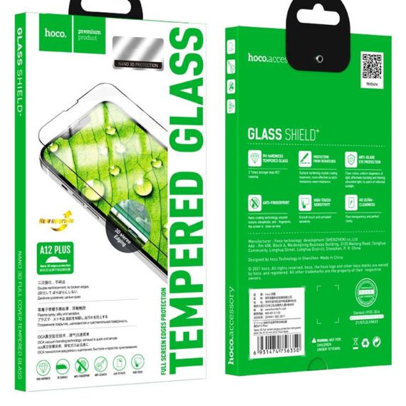 Folie Hoco iPhone 15 Pro, Full Glue 6D, DustProof,