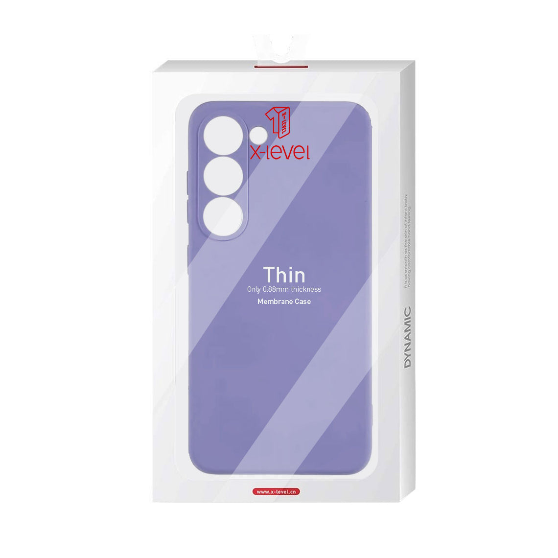 Husa X-Level Thin - Samsung A72 - MicroFiber, Purple