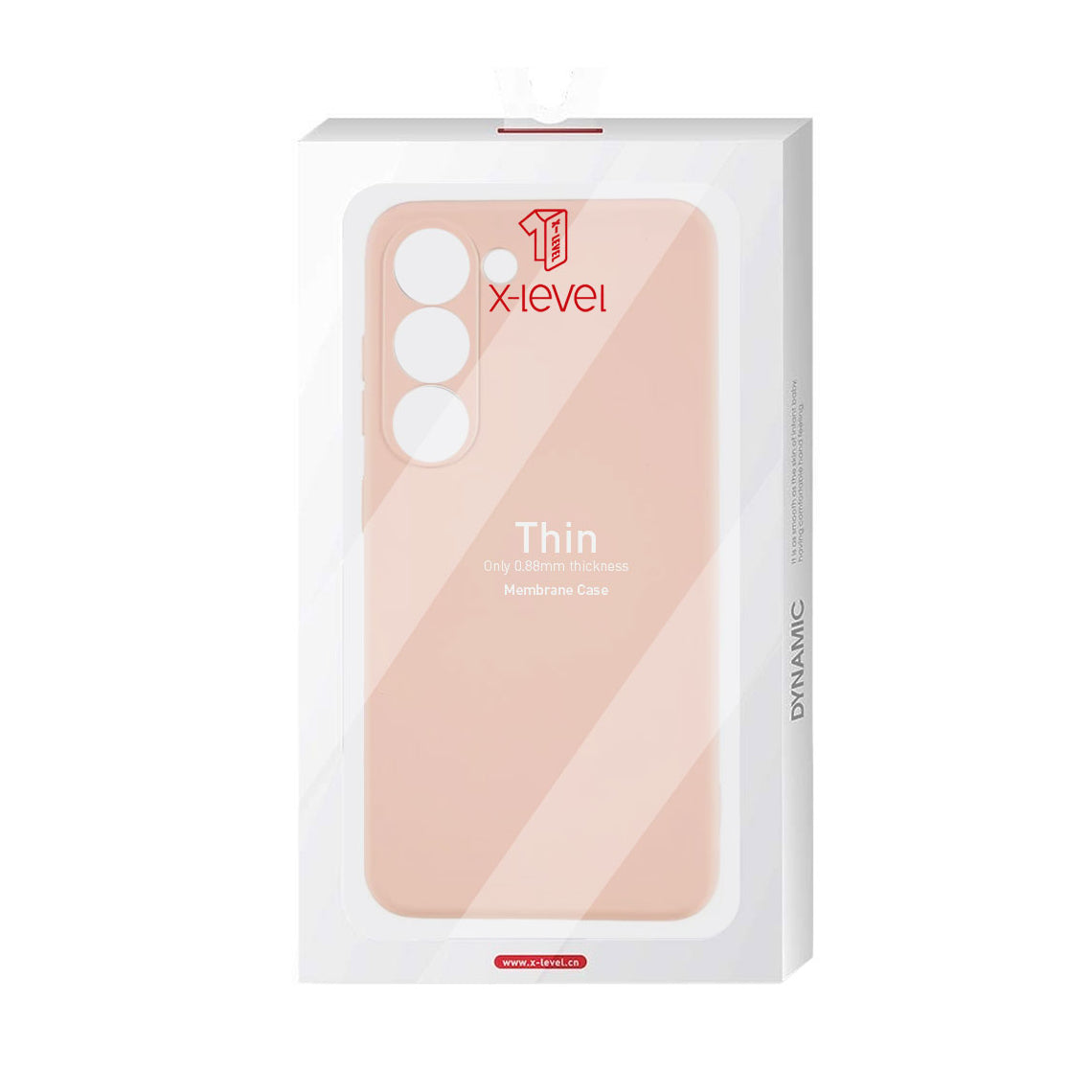 Husa X-Level Thin - Samsung A72 - MicroFiber, Cream