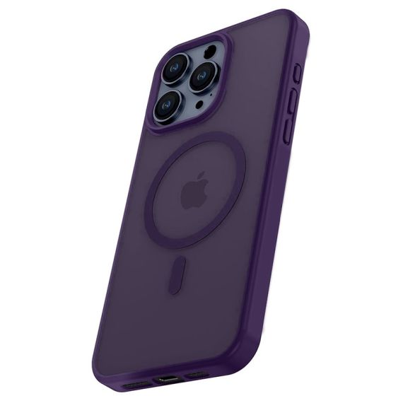 Husa Fashion - iPhone 15 - MagSafe color Purple
