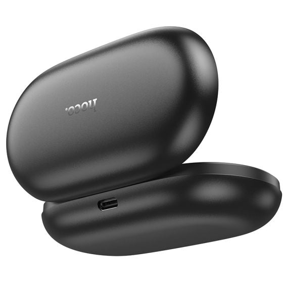 Hoco Casti Wireless, Ear Buds, BT 5.3, On-Ear, Noise Cancelling, pentru concentrare/somn, 500mAh, BLACK
