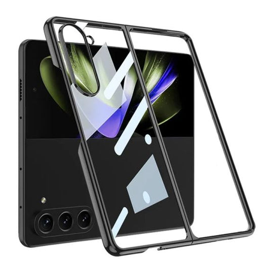 Husa Chrome - Samsung Z Fold6 - Plastic Thin, Crystal, Black