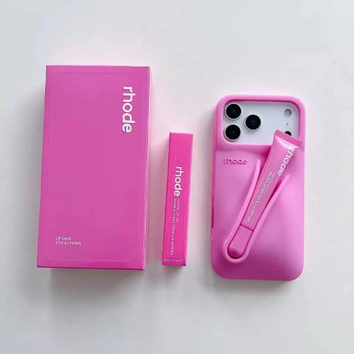 Husă iPhone 17 Pro Max, Rhode, Culoare Ribbon + Luciu Inclus – Mag