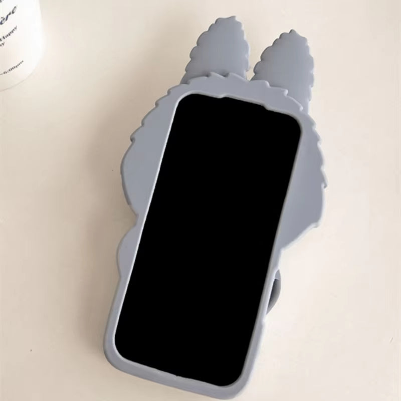 Husă iPhone 14 Pro, Desen 3D Labubu, Silicon Moale, Protecție 100%