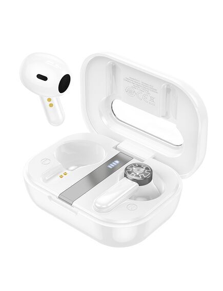 Hoco (EW31) Casti Wireless, Ear Buds, BT 5.3, 150h StandBy, 250mAh, Perfection, WHITE