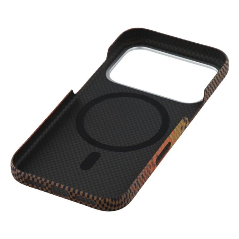 Husa iPhone 17 Pro ,MagEZ 7 din Aramidă 600D, Sunset cu MagSafe, Ultra Slim