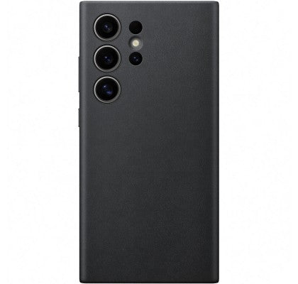 Husă Samsung Galaxy S24 Ultra din piele ecologică, Negru