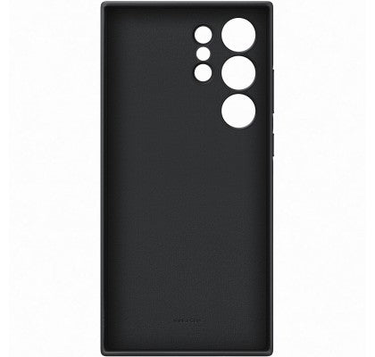 Husă Samsung Galaxy S24 Ultra din piele ecologică, Negru