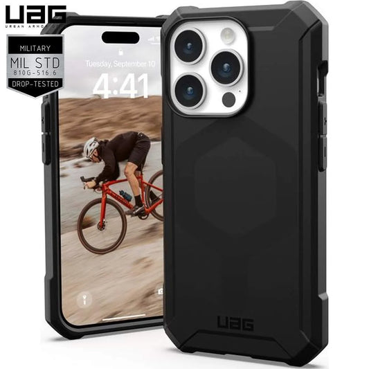 Husă iPhone 15 Pro UAG Essential Armor cu MagSafe, Black