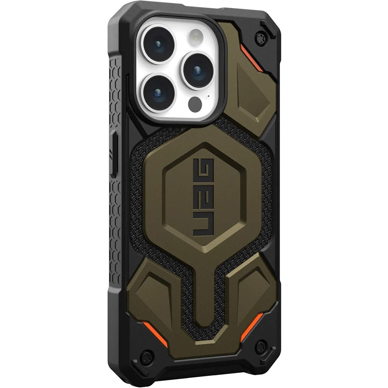 Husă iPhone 15 Pro UAG Monarch Pro MagSafe Kevlar, Element Green