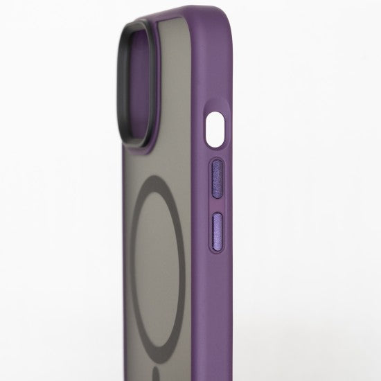 Husa pentru iPhone 15 Pro Max, cu MagSafe, Mist Shield Case Mov