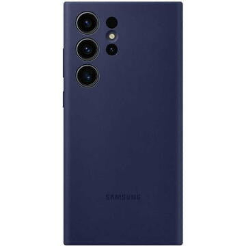 Husă Samsung Galaxy S24 Ultra din silicon, Albastru