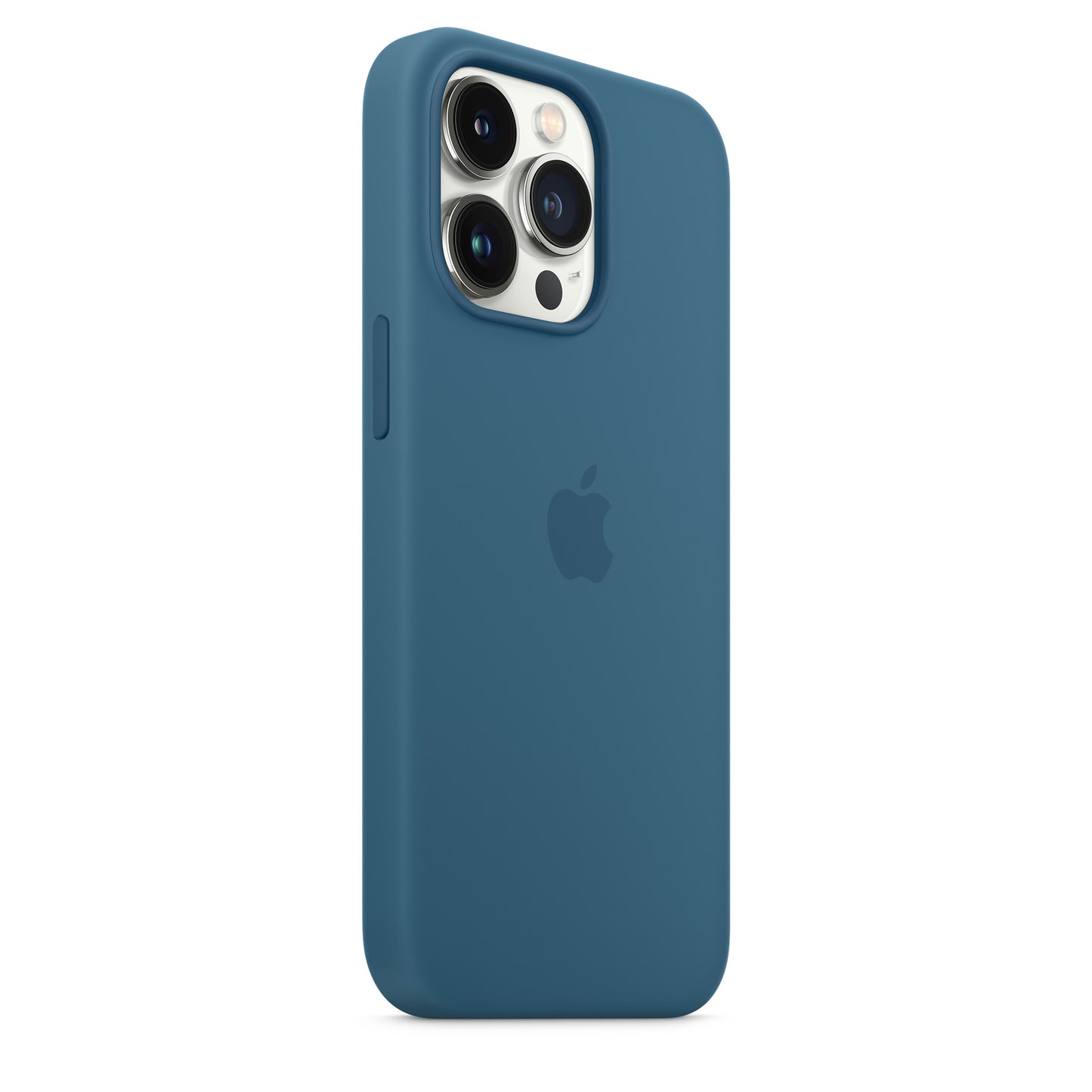 Husa iPhone 13 Pro Apple cu MagSafe, Silicon - Culoare Blue Jay