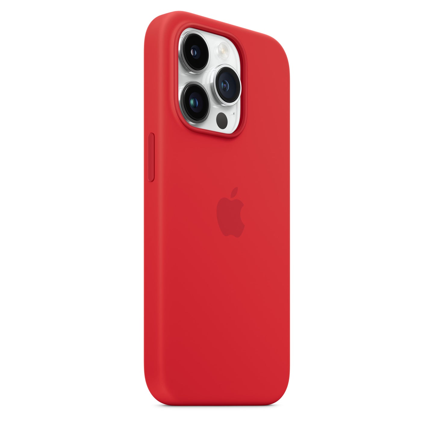 Husa de protectie Apple cu MagSafe pentru iPhone 14 Pro Max, Silicon Red - mag-genius-accesorii