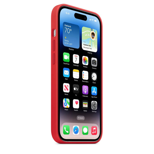 Husa iPhone 14 Pro Max Apple cu MagSafe , Silicon Red