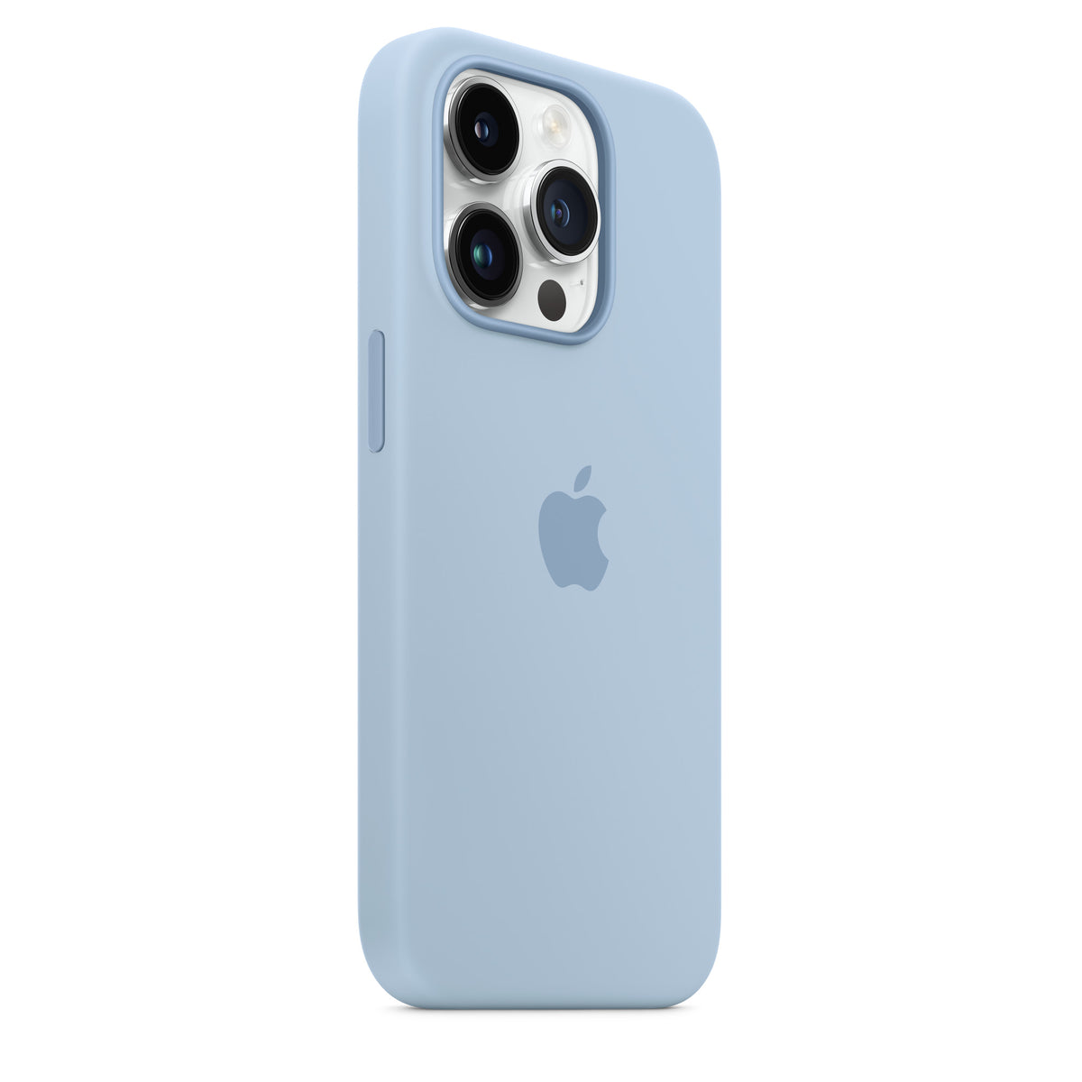 Husa de protectie Apple cu MagSafe pentru iPhone 14 Pro Max, Silicon Sky - mag-genius-accesorii