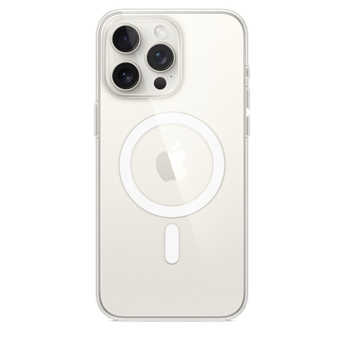 Husa Originala iPhone 15 Pro Max Apple cu MagSafe, Transparent