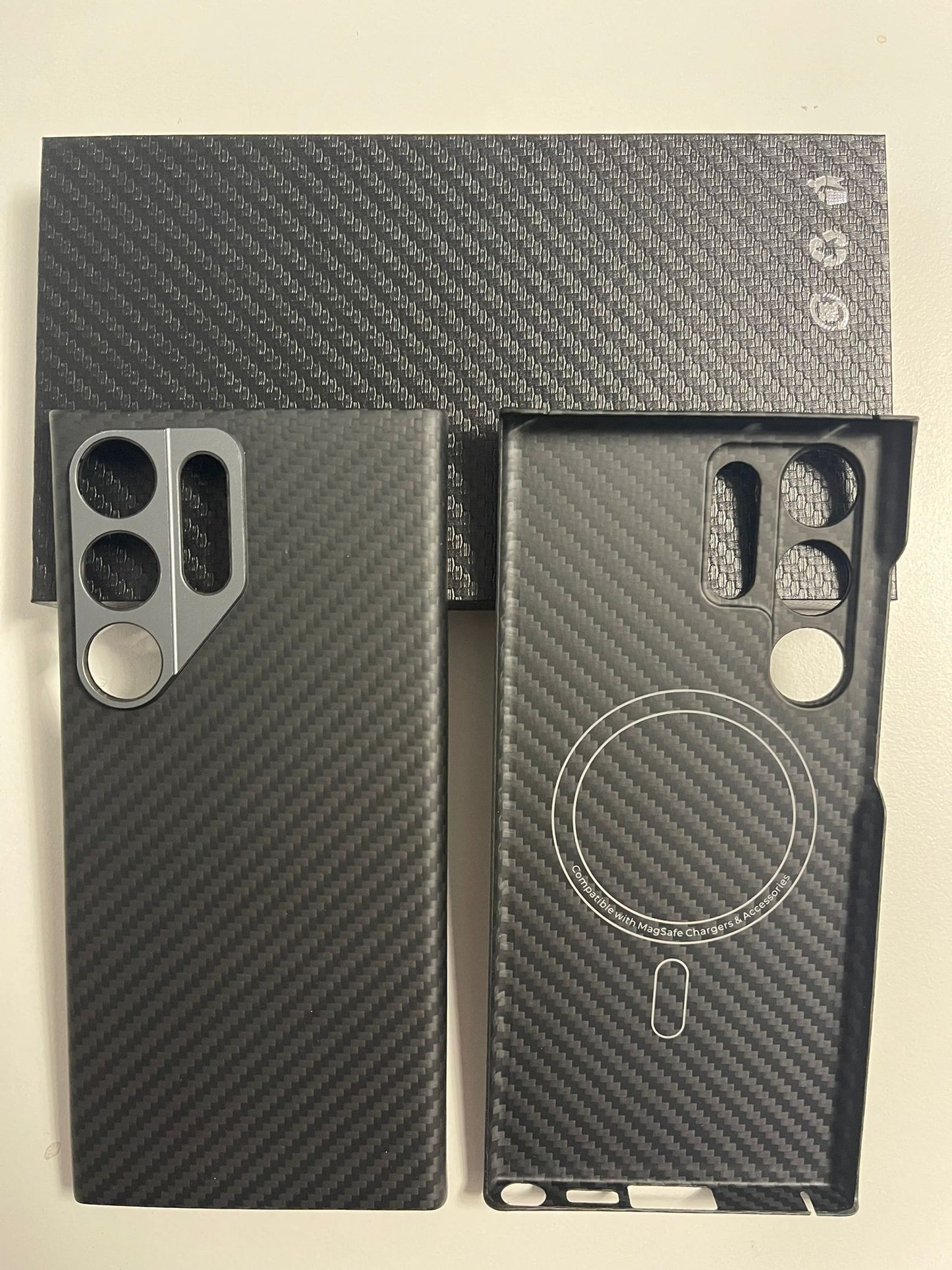Husă Samsung S23 Ultra Kevlar MagEZ 3 – 600D Black, MagSafe