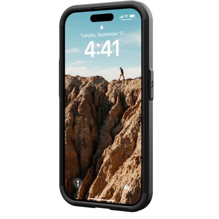 Husă iPhone 15 Pro UAG Civilian cu MagSafe, Black