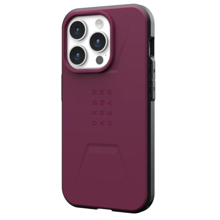UAG Husa Civilian Magsafe iPhone 15 Pro Bordeaux
