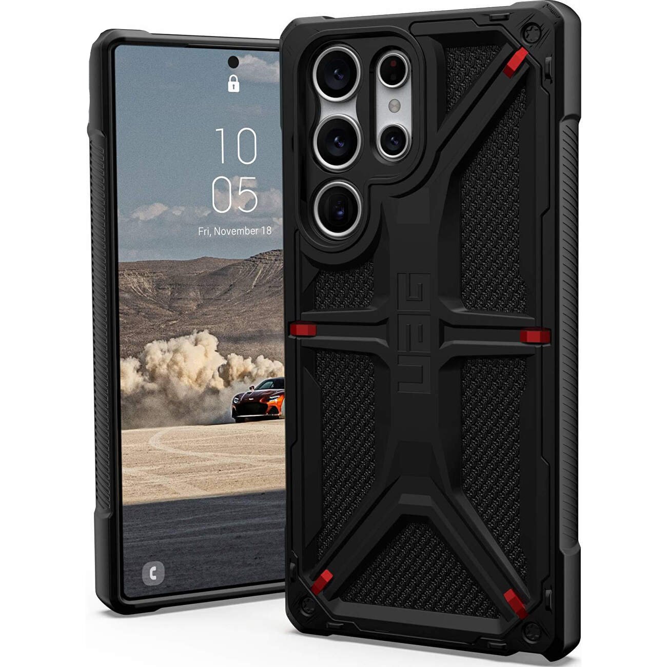 Husa Samsung Galaxy S23 Ultra 5G - UAG Monarch Kevlar Black