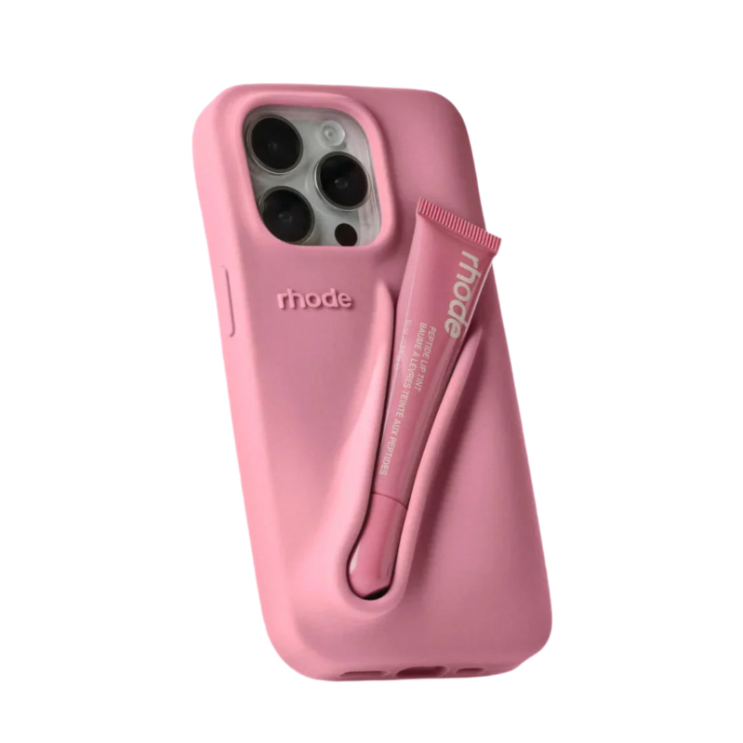 Husa iPhone 14 Rhode Ribbon + Luciu inclus