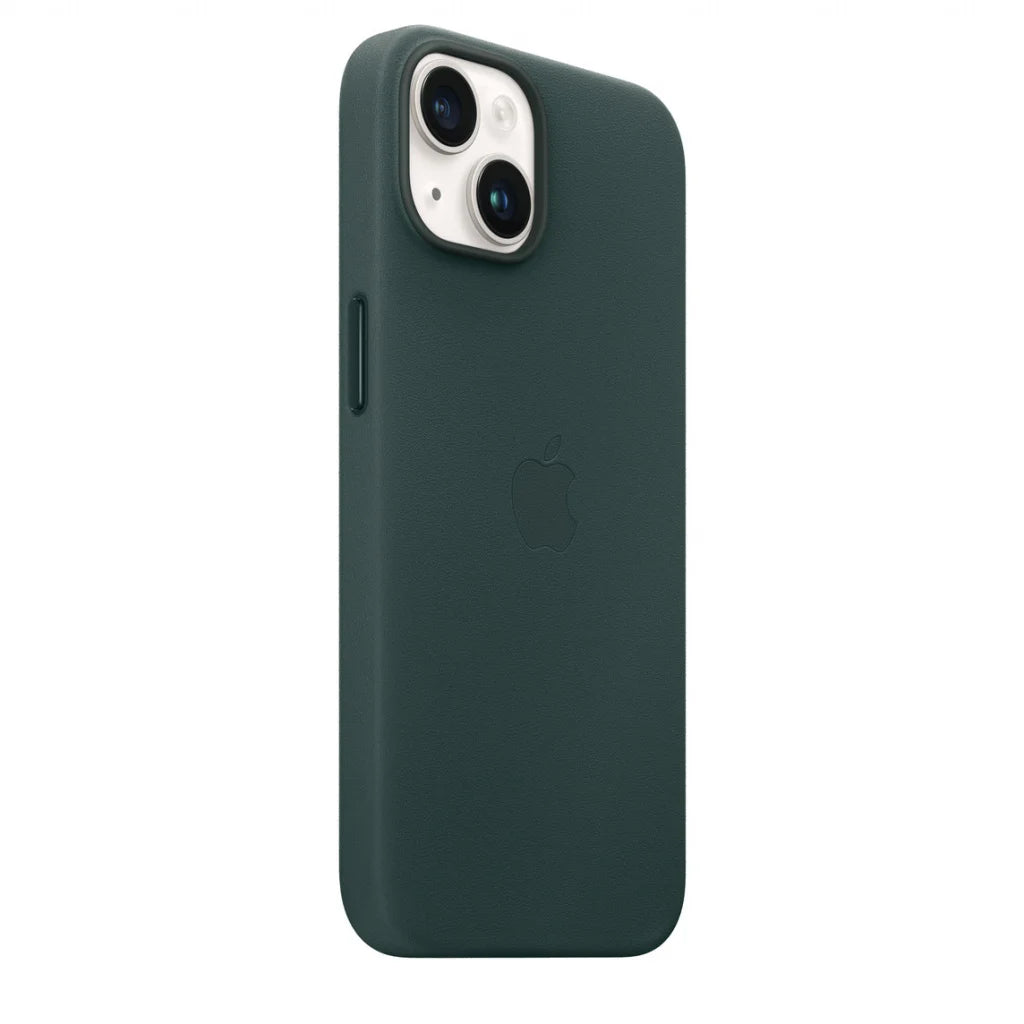 Husa de protectie Apple cu MagSafe pentru iPhone 12 Mini , Piele - Culoare Forest Green - mag-genius-accesorii