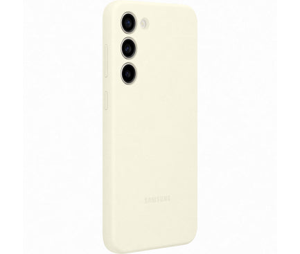 Husa Samsung Galaxy S25 Plus din Silicon Crem