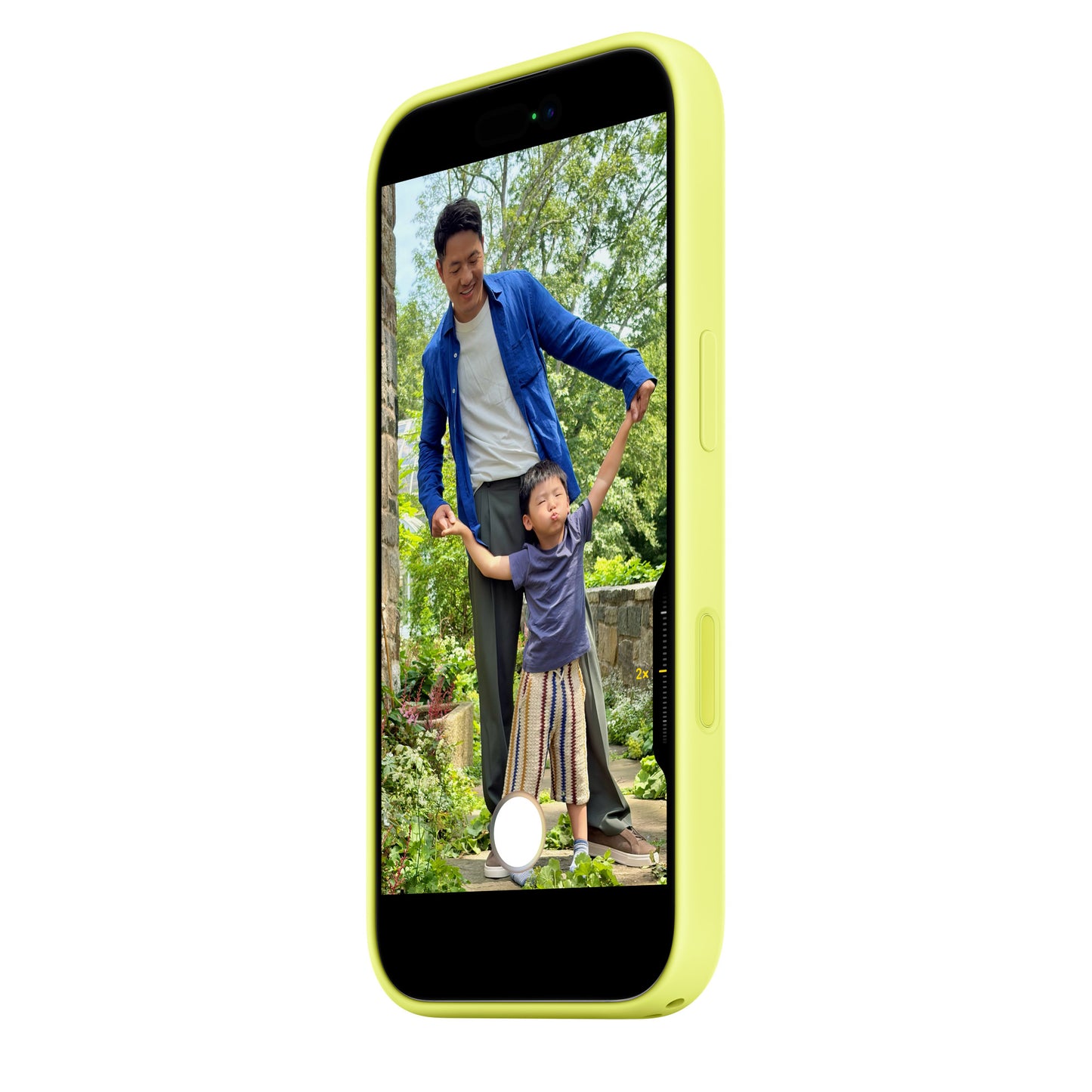 Husa iPhone 17 Silicon, cu MagSafe Neon Yellow