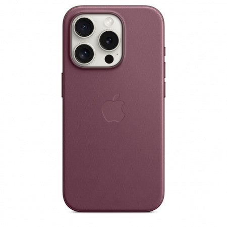 Husă iPhone 15 Pro Apple FineWoven cu MagSafe, Mulberry