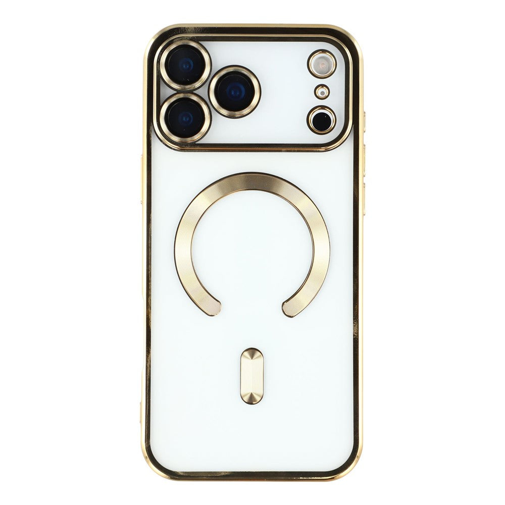 Husă iPhone 18 Pro Max Plating MagCase cu MagSafe, Gold