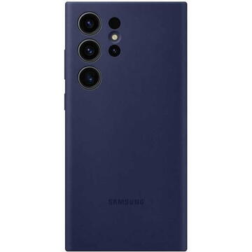 Husa Originala Samsung Galaxy S22 Ultra Silicon Albastru
