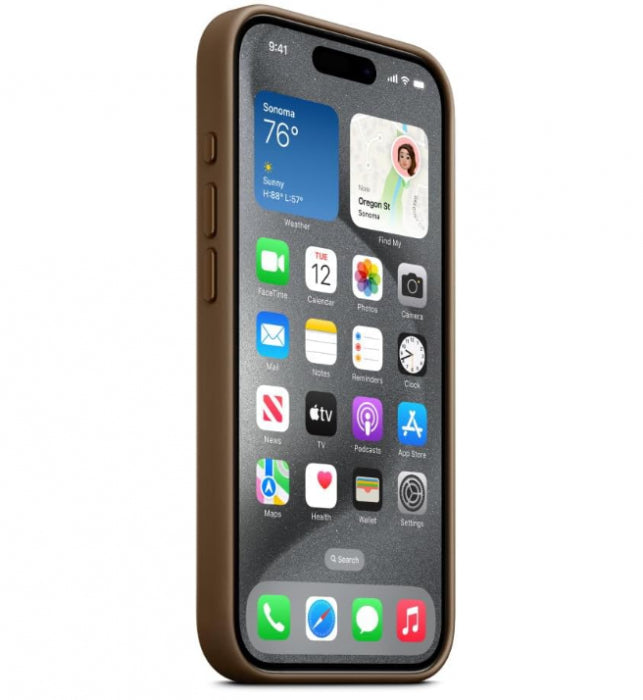 Husa iPhone 16 Pro Max, Apple cu MagSafe Piele - Culoare Natural