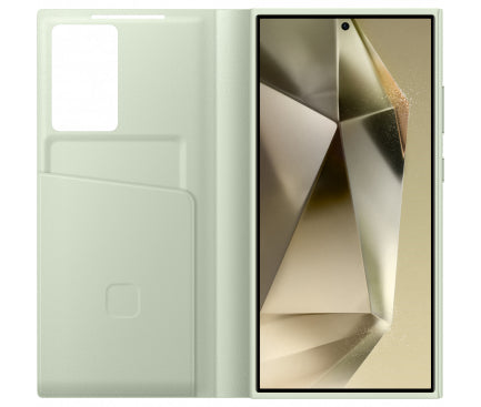 Husa Samsung Galaxy S24 Ultra Smart View Wallet,Verde